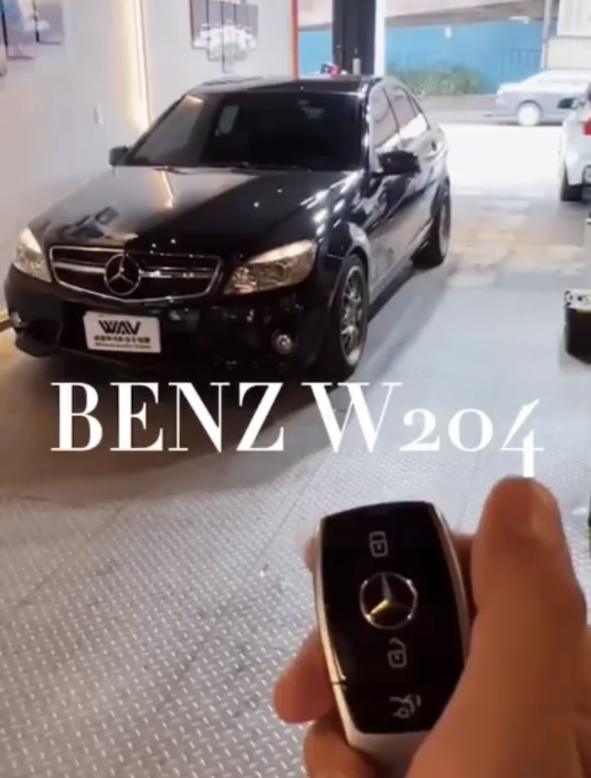 汽車一鍵啟動｜BENZ-W204-一鍵啟動套件｜威聲車用影音多媒體