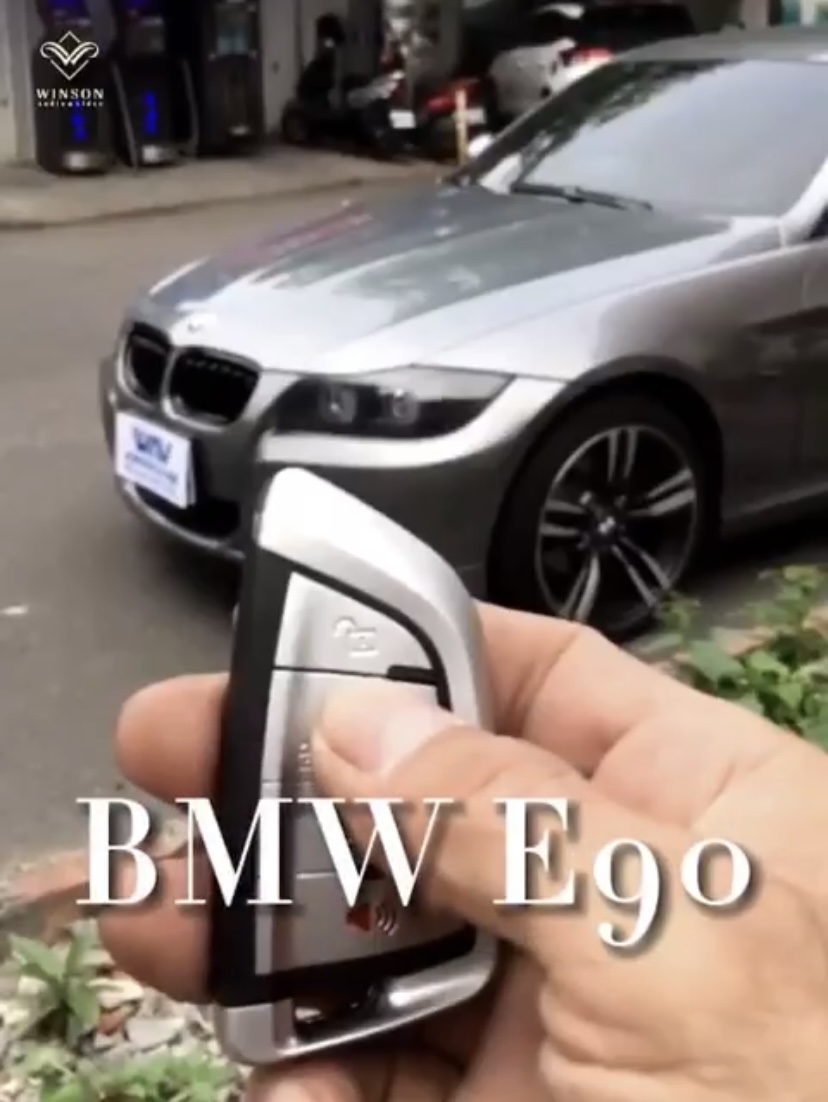 汽車改裝推薦｜BMW--E90-一鍵啟動套件｜威聲車用影音多媒體